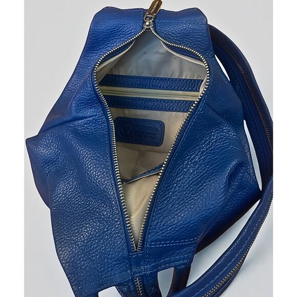 Valentina Italian Leather Backpack – Cobalt Blue - Picture 7 of 8